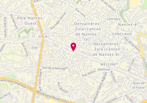 Plan de MAHEO Michel, 31 Boulevard Pasteur, 44100 Nantes