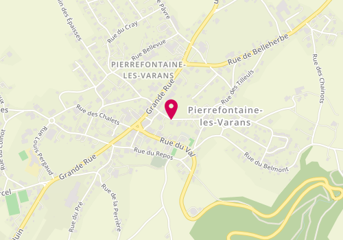 Plan de MOUTON Carole, 4 Rue du Belmont, 25510 Pierrefontaine-les-Varans