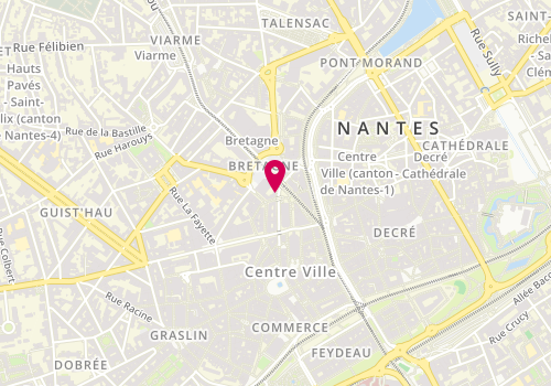 Plan de LOUISY Solenn, 1 Rue du Pont Sauvetout, 44000 Nantes