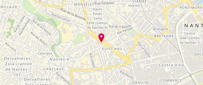 Plan de SOURBIER-WATTEZ Anne, 25 Boulevard Gabriel Guist Hau, 44000 Nantes