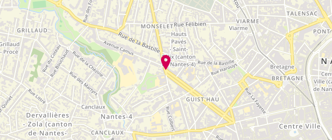 Plan de DE CORDOUE Xavier, 46 Bis Boulevard Gabriel Guisthau, 44000 Nantes