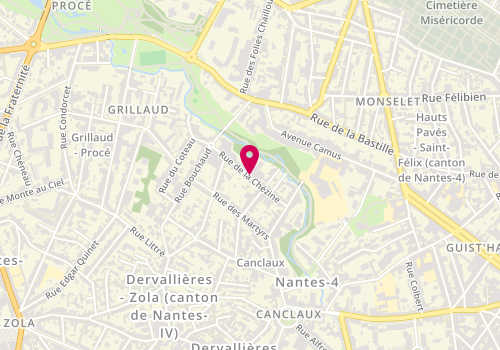 Plan de SANCHEZ-CARDENAS Michel, 29 Bis Rue de la Chezine, 44100 Nantes