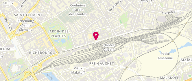 Plan de DANIELO Vivien, 27 Boulevard de Stalingrad, 44000 Nantes