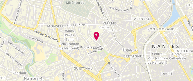 Plan de GUILMET Gilles, 16 Place Edouard Normand, 44000 Nantes