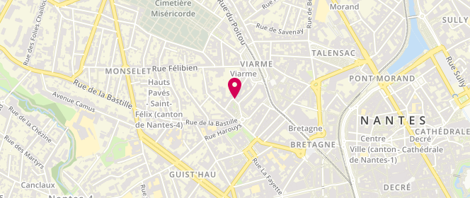 Plan de GUENEGO Odile, 12 Place Edouard Normand, 44000 Nantes