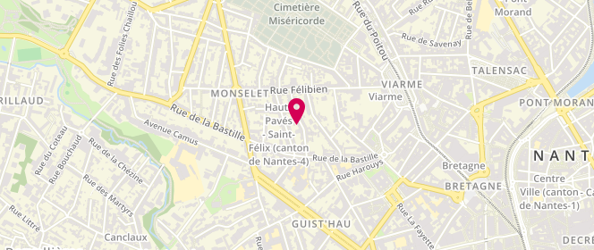 Plan de BRANCATI Antonio, 5 Rue Beausoleil, 44000 Nantes