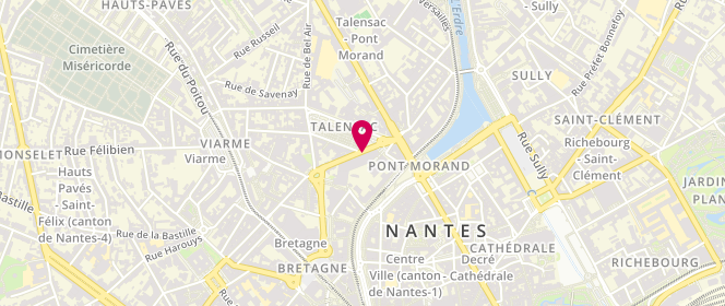 Plan de KRIEF Yann, 15 Rue Jeanne d'Arc, 44000 Nantes