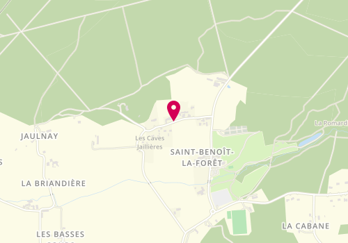 Plan de MERCIER Camille, 28 Route Departementale 751, 37500 Saint-Benoît-la-Forêt