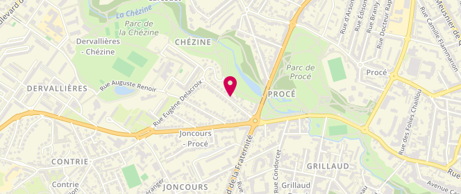 Plan de DUPRE Maryse, 16 Rue Jean Baptiste Corot, 44100 Nantes