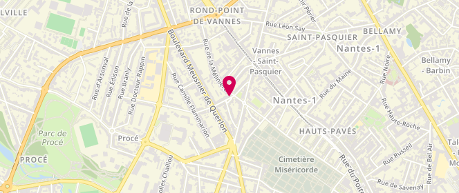 Plan de PILARD Patrick, 2 Rue du Douet Garnier, 44000 Nantes