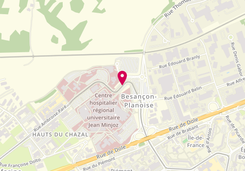 Plan de PUYRAIMOND Sandrine, 3 Boulevard Fleming, 25030 Besançon