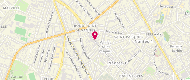 Plan de SCHNEE Isabelle, 114 Rue des Hauts Paves, 44000 Nantes