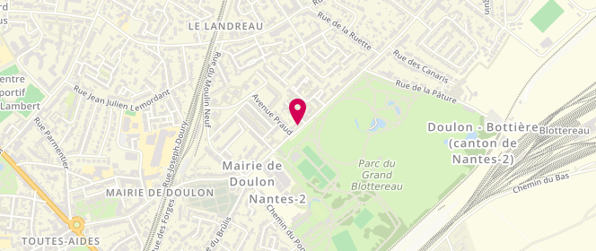 Plan de GUESNEAU Marie Frédérique, 71 Boulevard Auguste Péneau, 44300 Nantes