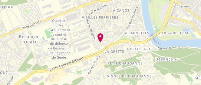 Plan de GIRARDIN Claire, 31 Bis Rue du Polygone, 25000 Besançon