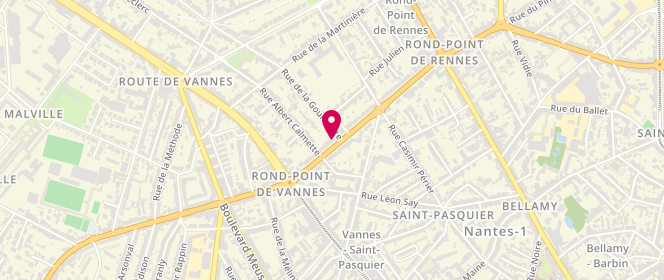 Plan de BODIN Xavier, 60 Ter Boulevard Lelasseur, 44000 Nantes