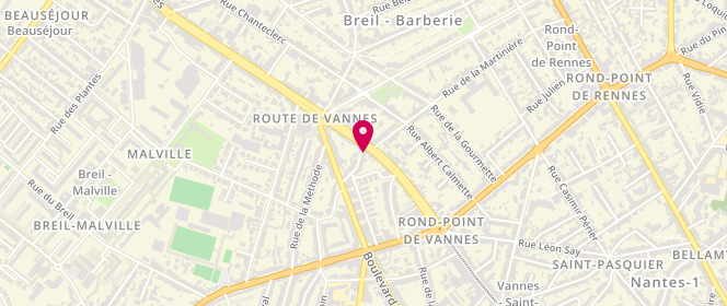 Plan de LERAT Hervé, 54 Rue de l'Allouée, 44100 Nantes