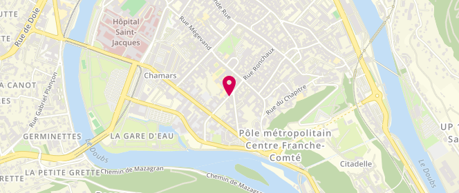 Plan de BLANDIN Manon, 9 Rue Chifflet, 25000 Besançon