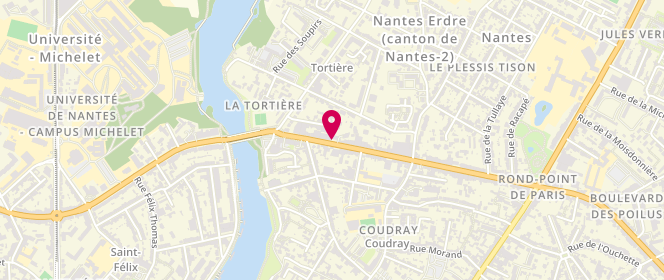 Plan de LOIRAT Isabelle, 108 Boulevard des Belges, 44300 Nantes