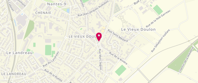 Plan de BLITTE Jennifer, 6 Place du Vieux Doulon, 44300 Nantes