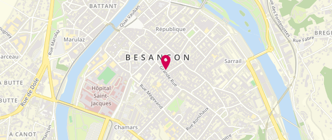 Plan de TRUCHOT Alexandra, 125 Grande Rue, 25000 Besançon