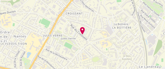 Plan de CIVEL-THOMAS Christine, 134 Rue du Croissant, 44300 Nantes