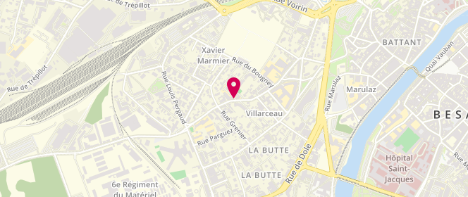 Plan de LAMBERT-BRIQUEZ Cécile, 48 Avenue Georges Clemenceau, 25000 Besançon