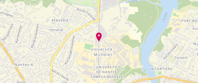 Plan de CARLIER Laurence, 110 Boulevard Michelet, 44322 Nantes