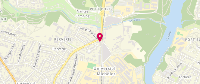 Plan de CLARET Charlotte, 117 Boulevard Michelet, 44300 Nantes