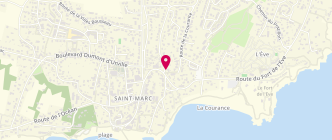 Plan de LIEGRE-JURCZAK Sylvie, 9 Route du Fort de l'Eve, 44600 Saint-Nazaire