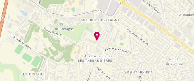 Plan de SAIDI Mohamed-Zouhaier, 22 Avenue des Thebaudieres, 44800 Saint-Herblain