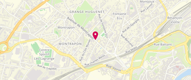 Plan de LAM Julie, 20 Avenue de Montrapon, 25000 Besançon