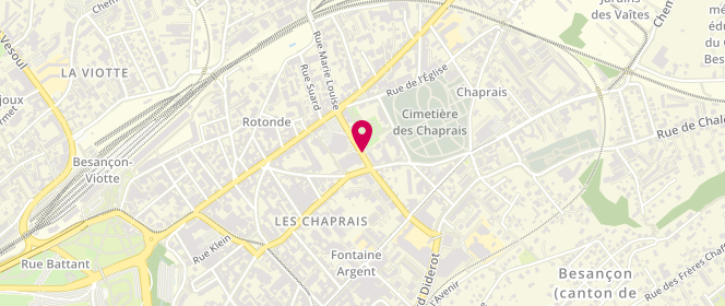 Plan de CORNUT Gilles, 20 Bis Rue Alexis Chopard, 25000 Besançon