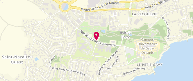 Plan de MABILE Philippe, 24 Boulevard de l'Universite, 44600 Saint-Nazaire