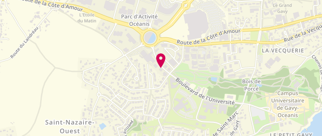 Plan de GEFFROY Sylvie, 43 Boulevard de l'Universite, 44600 Saint-Nazaire