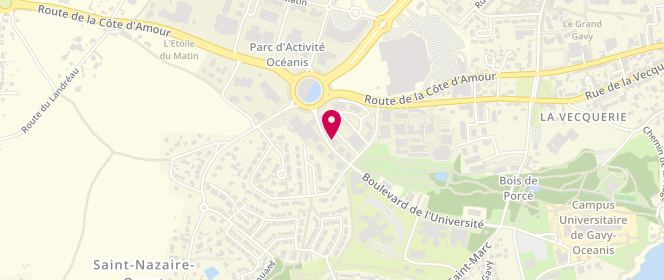 Plan de LAVIER Estelle, 42 Boulevard de l'Universite, 44600 Saint-Nazaire