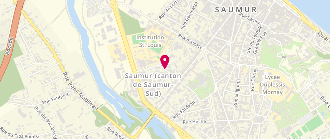 Plan de DELORME Benoît, 24 Rue Couscher, 49400 Saumur