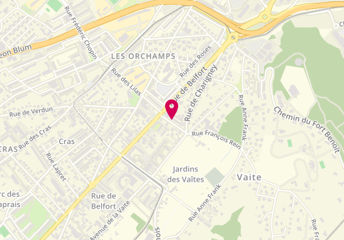 Plan de VAUTHIER-CRELIER Michel, 8 Rue Auguste Lebeuf, 25000 Besançon