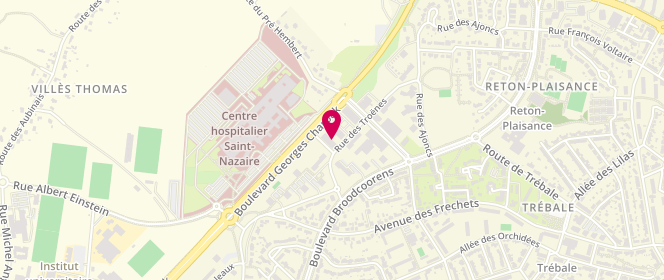 Plan de LE CARDINAL Chloé, 5 Rue des Troènes, 44600 Saint-Nazaire