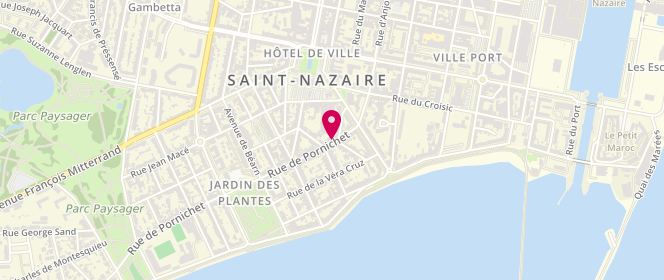 Plan de CHANEL Gérard, 10 Rue de Pornichet, 44600 Saint-Nazaire