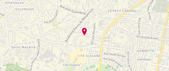 Plan de GERARDIN Delphine, 11 Rue Jean Antoine de Baïf, 44600 Saint-Nazaire