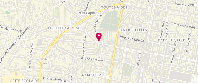 Plan de ARCHAMBAULT Françoise, 38 Rue de Toutes Aides, 44600 Saint-Nazaire