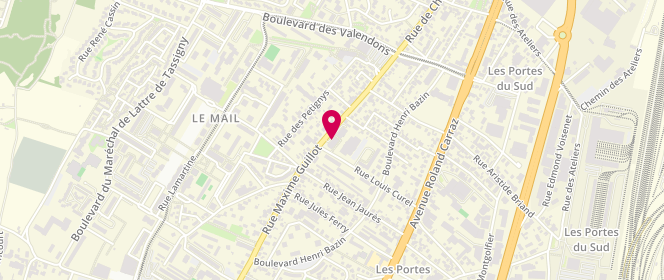Plan de DENIS Amaury, 84 Rue Maxime Guillot, 21300 Chenôve