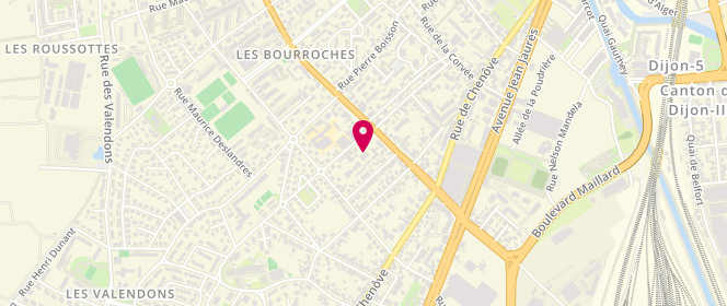 Plan de TIPHINE Mathieu, 27 Boulevard des Bourroches, 21000 Dijon