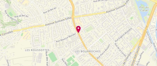 Plan de GARNIER Rodolphe, 114 Boulevard des Bourroches, 21000 Dijon
