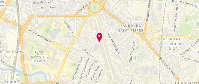Plan de PAUCHARD-STEINMETZ Emmanuelle, 16 cours General de Gaulle, 21000 Dijon