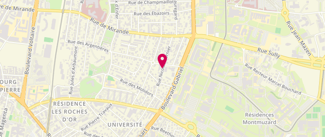 Plan de VITTE Franck, 33 Rue Nicolas Bornier, 21000 Dijon