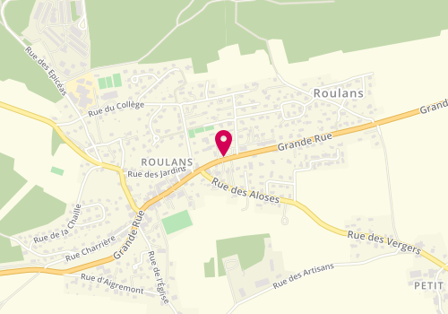 Plan de CARRE-SURANYI Gisèle, 33 A Grande Rue, 25640 Roulans