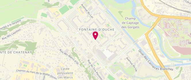 Plan de SONDEY Philippe, 34 Avenue des Champs Perdrix, 21000 Dijon
