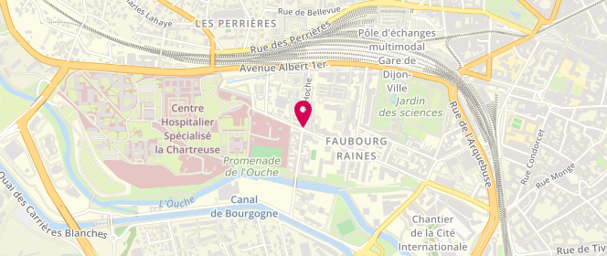 Plan de MORLON François, 84 D Rue du Faubourg Raines, 21000 Dijon