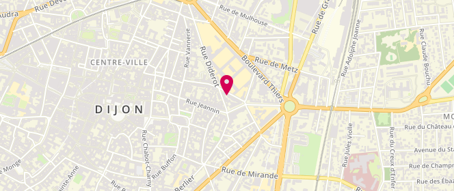 Plan de REYMOND-BRUNEAU Catherine, 36 Rue du Lycee, 21000 Dijon